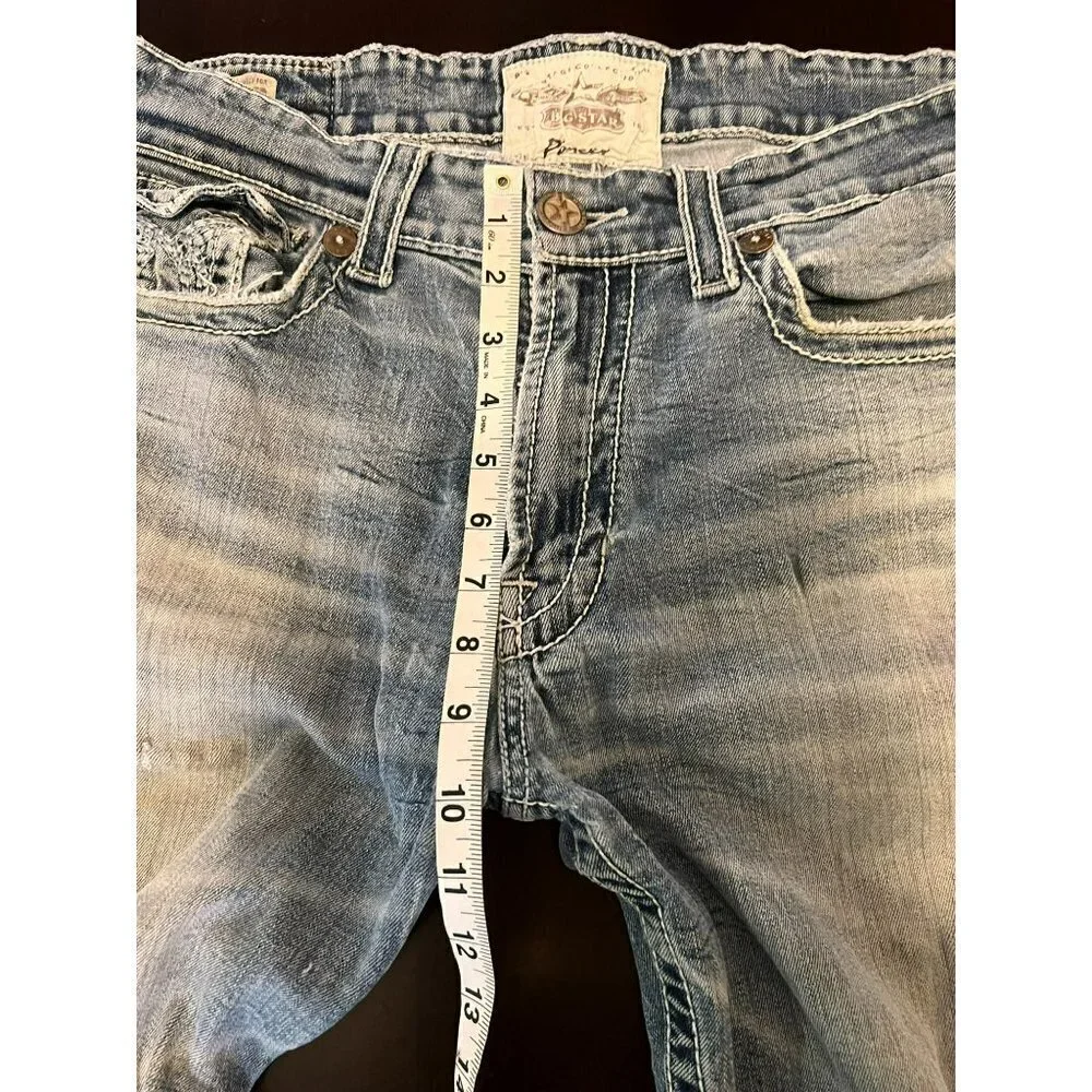 Men's Vintage Collection Big Star Pioneer Distressed Jeans Size 36R [GREAT]